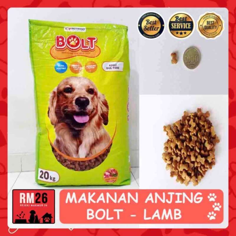 Jual Makanan Anjing Bolt Lamb Dog Food Bolt Lamb 20 Kg di Seller Hafizh ...