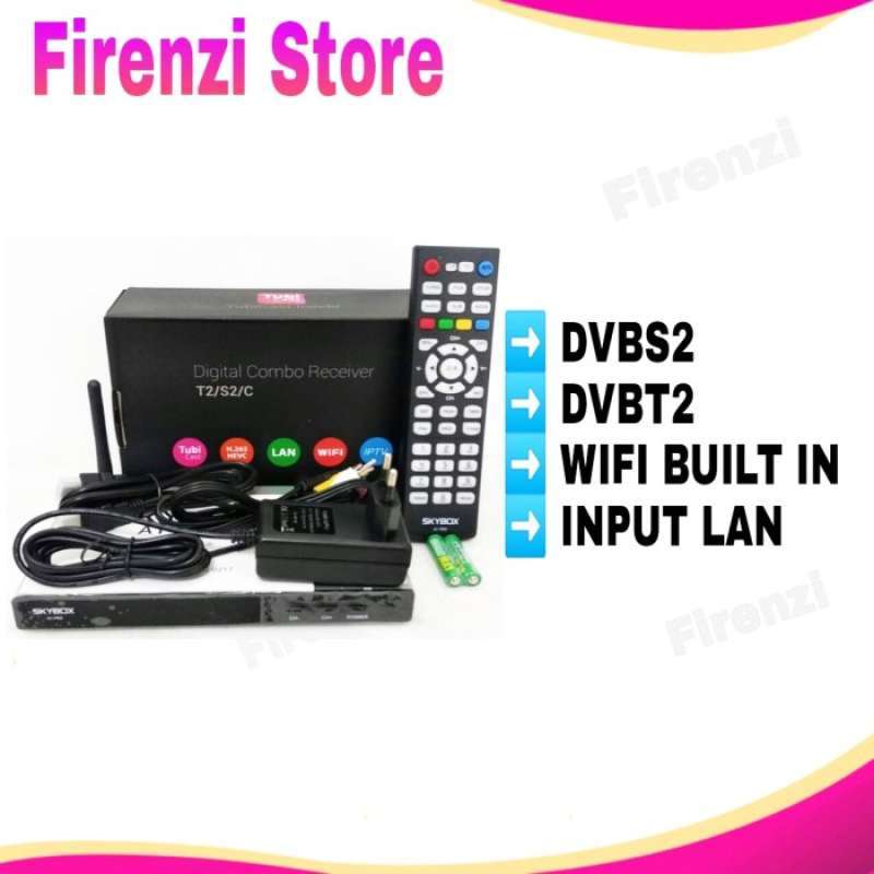 Jual skybox Receiver Parabola / Set top box tv digital skybox A1 PRO di