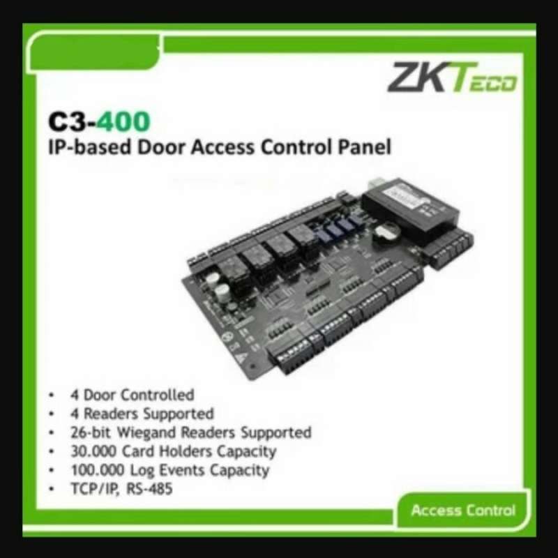 Promo Akses Kontrol 4 Door Access Control Controller Panel ZKTECO C3