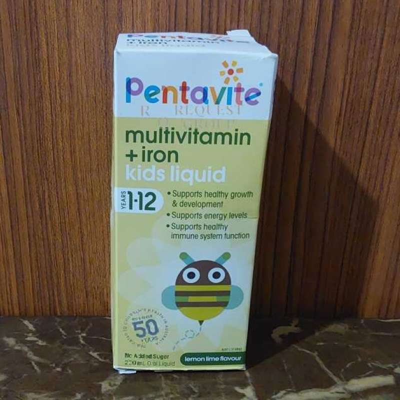 Jual PentaVite Oral Liquid Multivitamins with Iron 200mL di Seller
