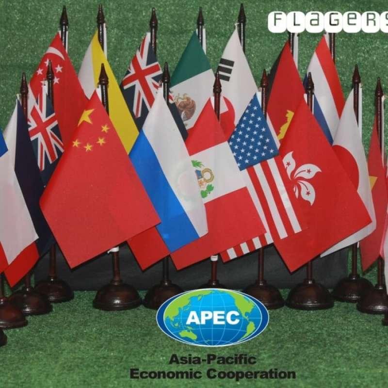 Promo [Paket Apec] Bendera Meja Negara Anggota Apec Diskon 1% di Seller