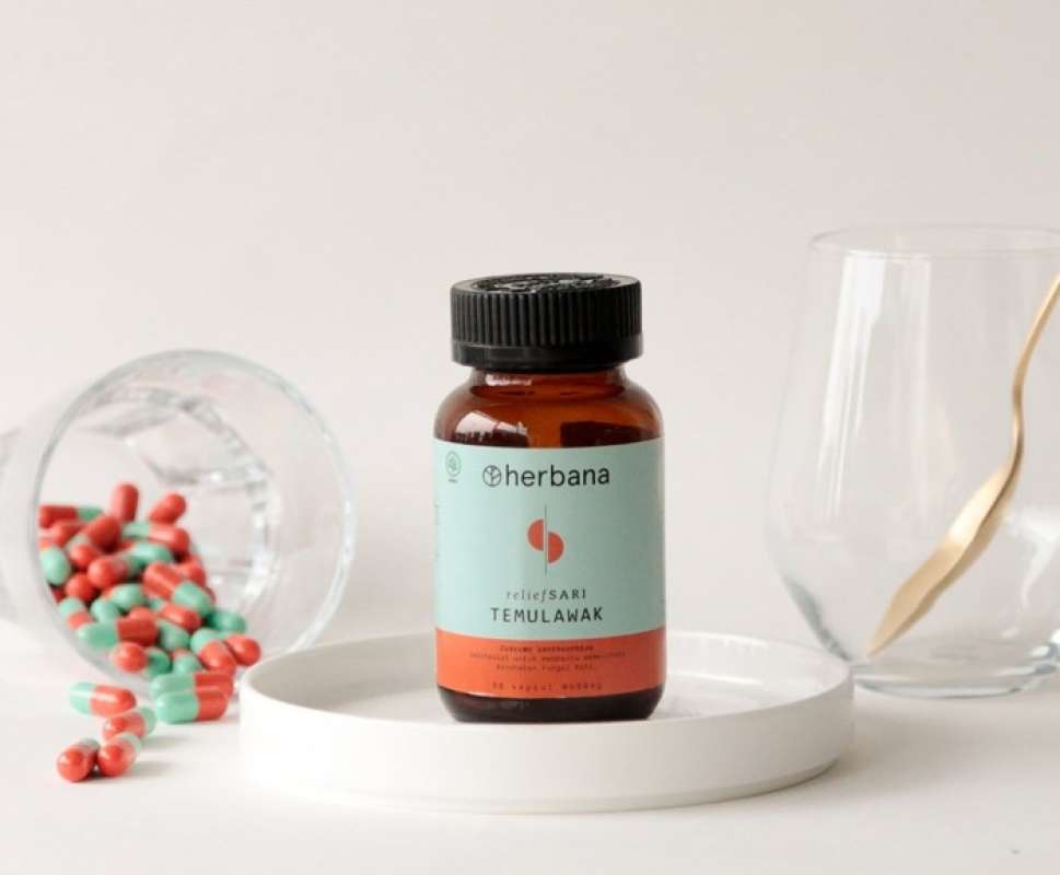 Promo Herbana Relief Sari Temulawak 60 Kapsul Liver Protection Diskon 23 Di Seller Alkesmu