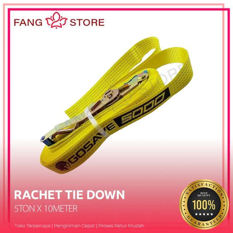 Promo bing Cargo Lashing Belt Ratchet Tie Down Trackbelt Rachet 5