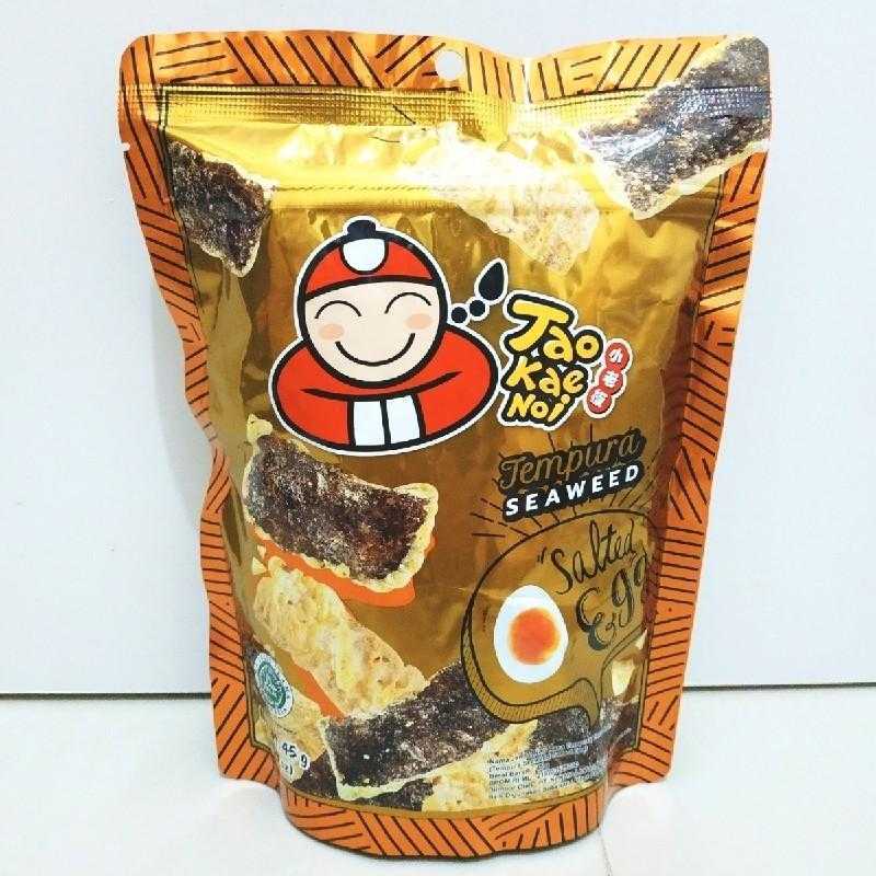 Jual TAO KAE NOI TEMPURA SEAWEED SALTED EGG 45 GRAM SNACK RUMPUT LAUT