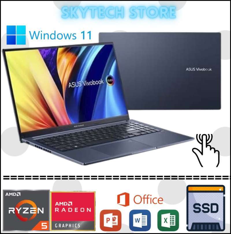 Jual ASUS VIVOBOOK M1403QA AMD RYZEN 5 5600H RAM16GB SSD512GB WINDOWS