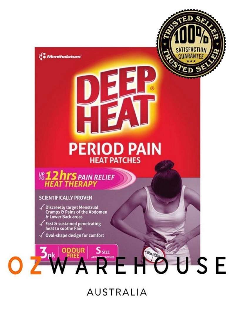 Jual Deep Heat Obat Nyeri Otot Period Pain Heat Patches 3 Pack di Seller Ozwarehouse Jagalan
