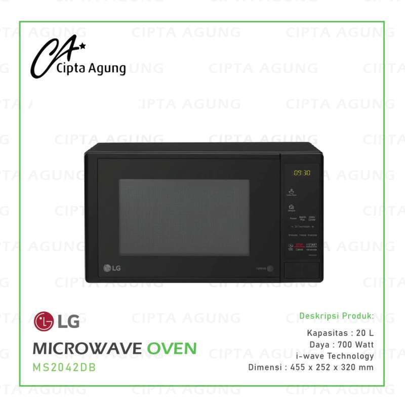 Jual MICROWAVE OVEN SOLO 20 L LG MS2042DB LOW WATT EASY CLEAN di Seller