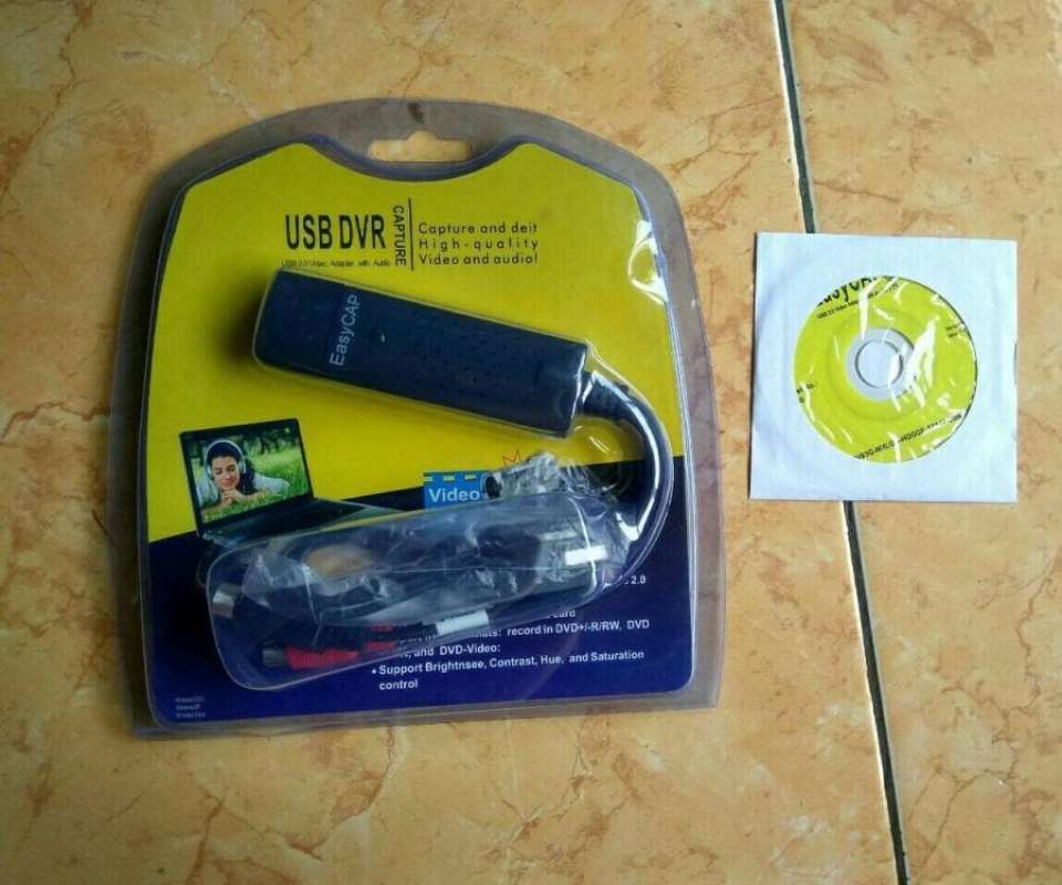 Jual usb to av rca easy capture usb 2 0 dvr 1 channel di seller