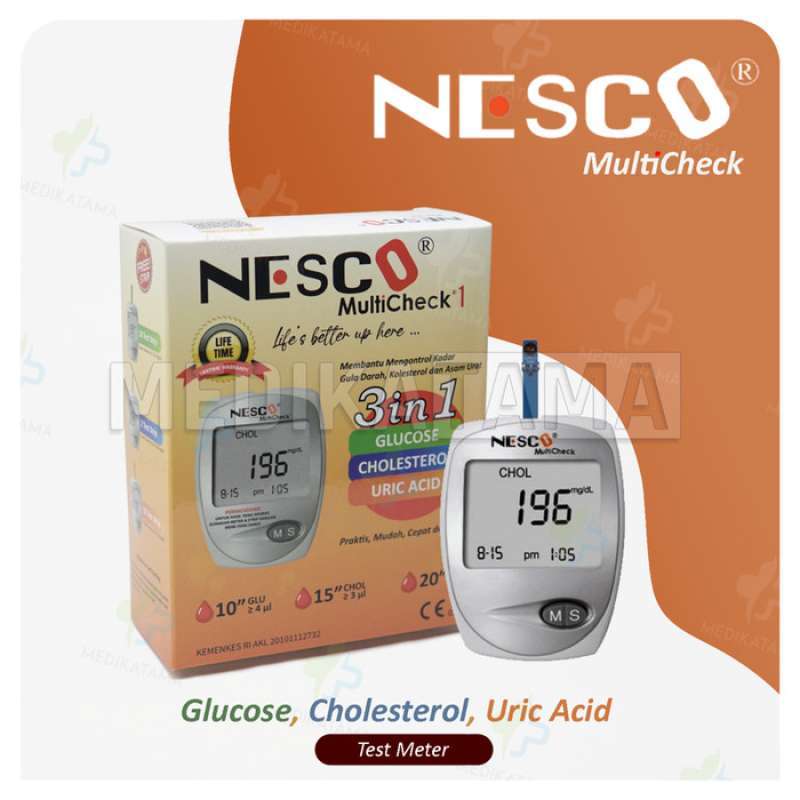 Promo Nesco Multicheck 3p Gcu ( Cholesterol, Glucose, And Urid Acid ) N