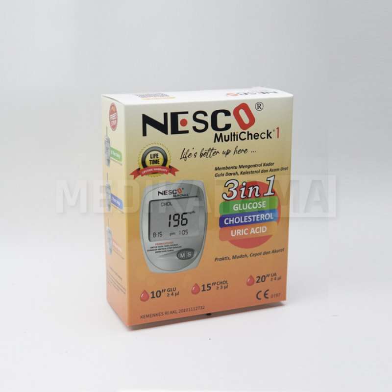 Promo Nesco Multicheck 3p Gcu ( Cholesterol, Glucose, And Urid Acid ) N