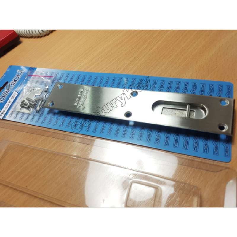 Promo Flush Bolt Plate Dekson 8 Inch Dekkson Grendel Slot Tanam Pintu