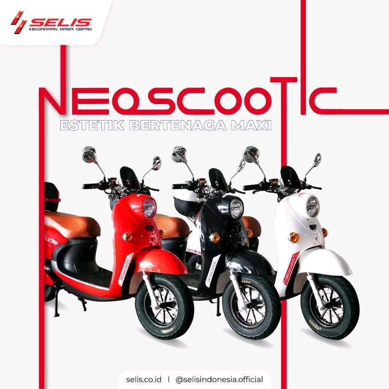 Promo Motor Listrik Selis Neo Scootic Diskon 5 di Seller Toko Sepeda