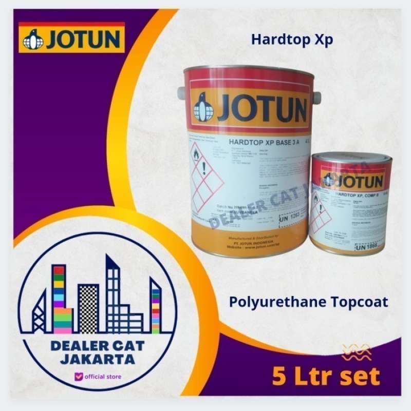 Promo Jotun Hardtop Xp RAL 7035 Light Grey 5 Ltr set Multicolor