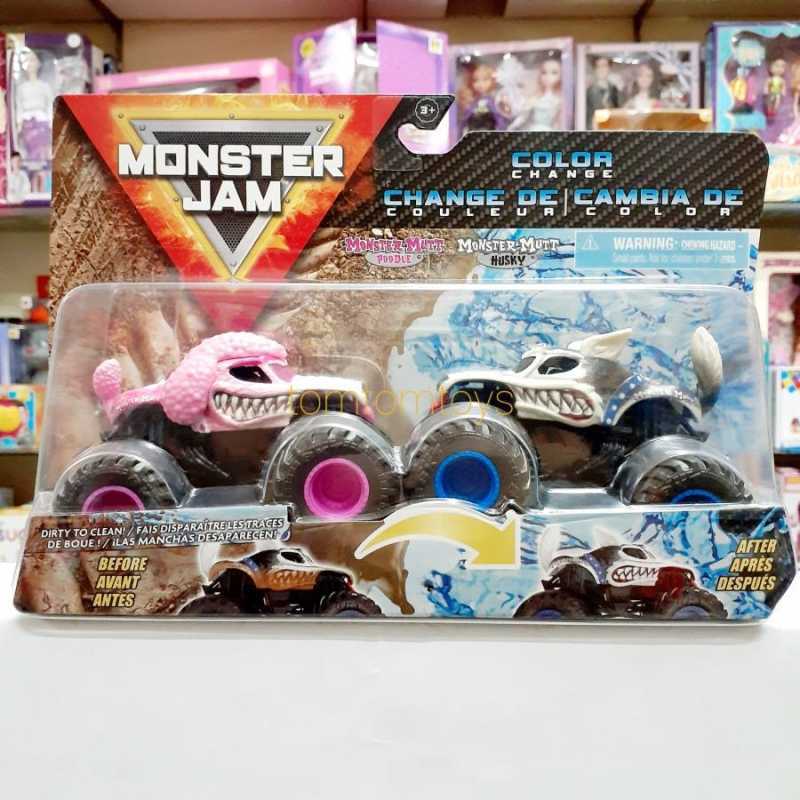 Jual MONSTER JAM Color Change POODLE HUSKY Diecast Trucks Color