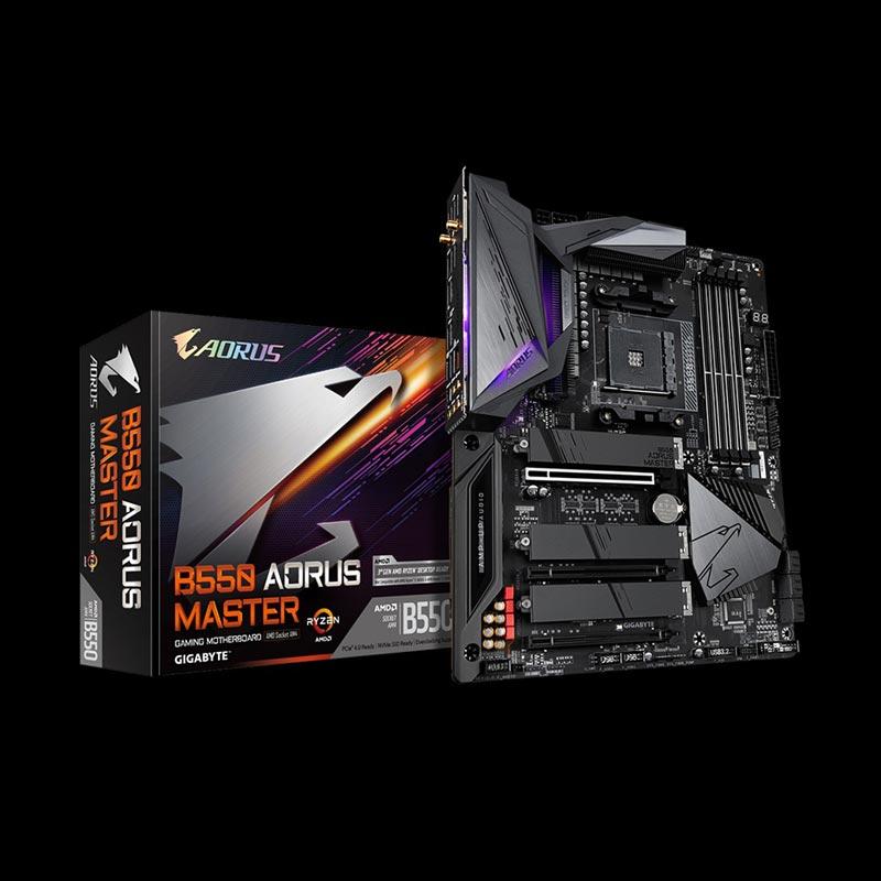 Jual Gigabyte Motherboard AMD B550 Aorus Master di Seller QTECH Pradah Kali Kendal, Kota