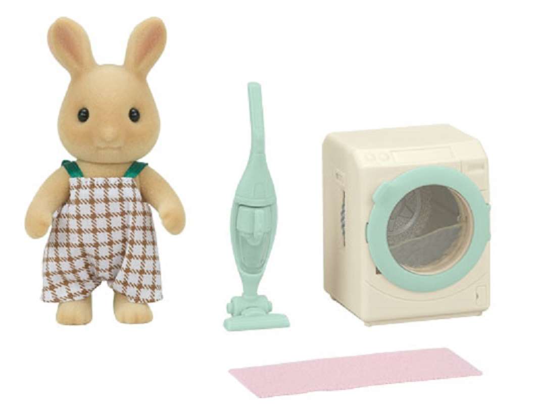 Promo Mainan Koleksi Sylvanian Families Sunny Rabbit Father & Wash ...