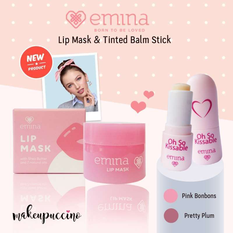 Promo Emina Oh So Kissable Tinted Balm Stick Pink Bonbons Diskon 10