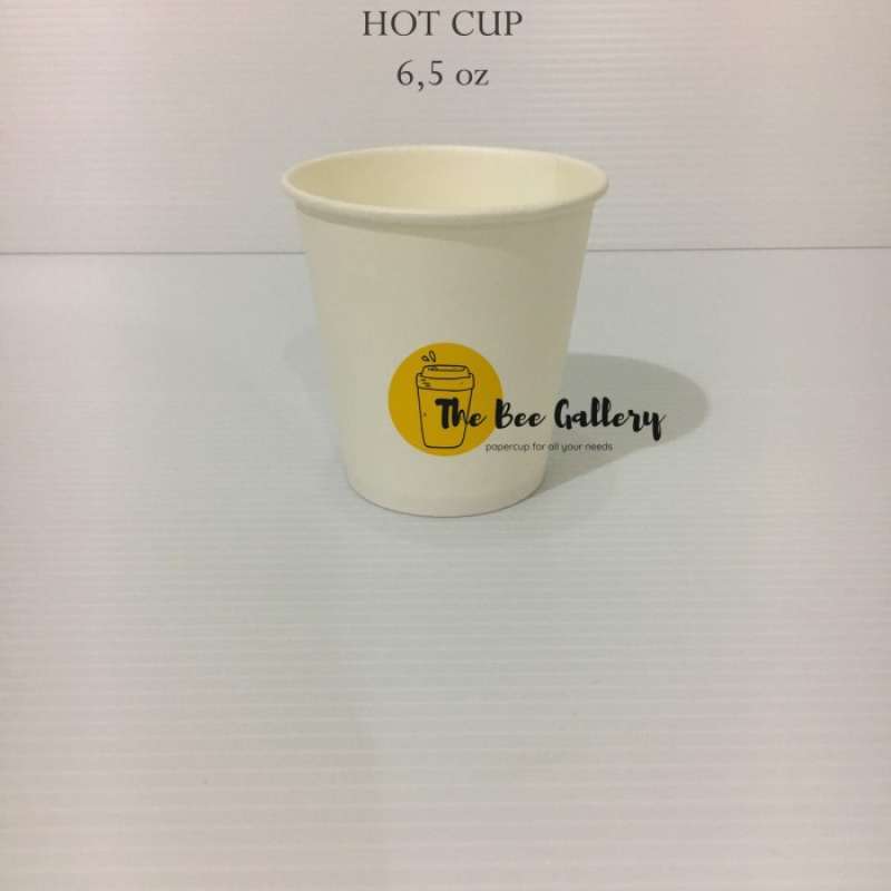 Promo 6,5 Oz Hot Paper Cup / Gelas Kertas Panas - Plain Diskon 33% di ...