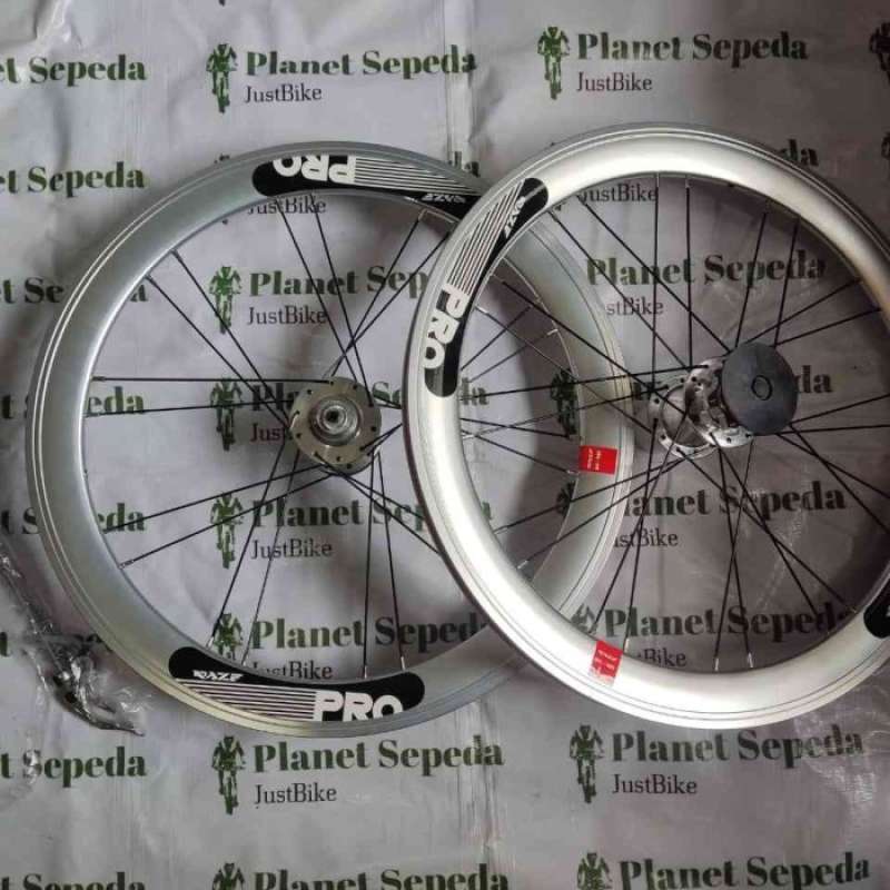 wheelset 20 406 disc brake