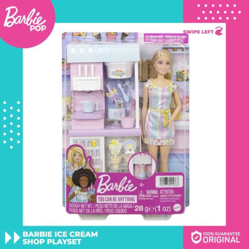 Promo Barbie Ice Cream Shop Playset Diskon 24 di Seller Hobby Land