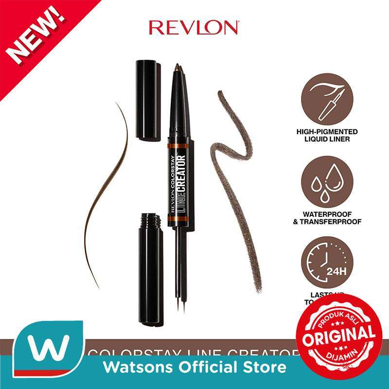 Jual Revlon ColorStay Line Creator Double Ended Eyeliner Leathercraft