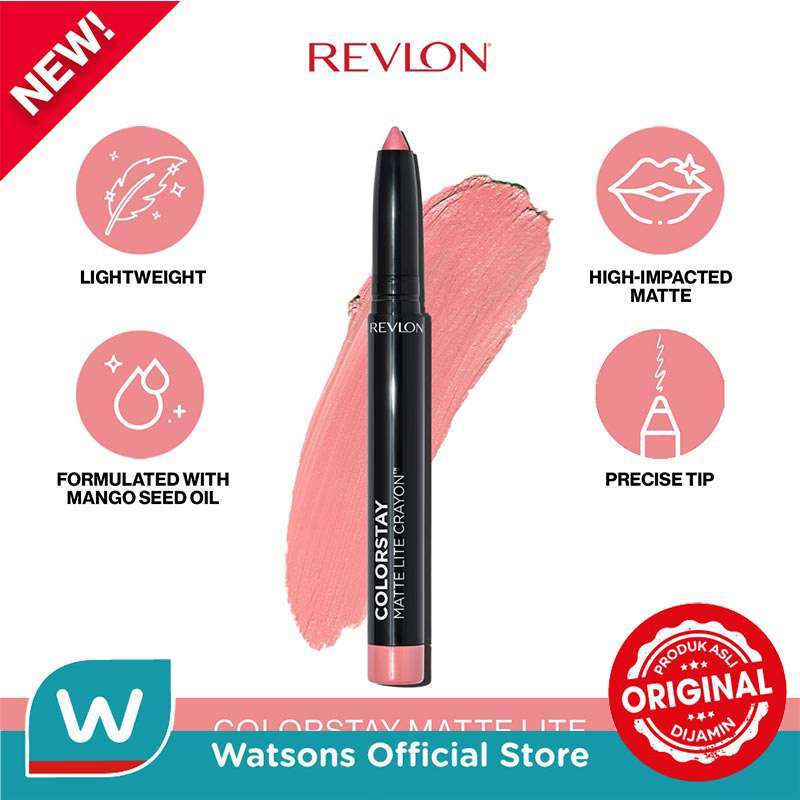 Jual Revlon Colorstay Matte Lite Crayon Tread Lightly di Seller