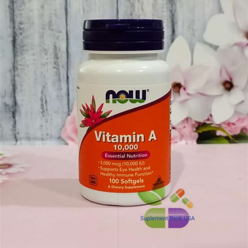 Jual Now Vitamin A 10000 Iu Isi 100 Softgels ( Vitamin Mata ) Di Seller ...