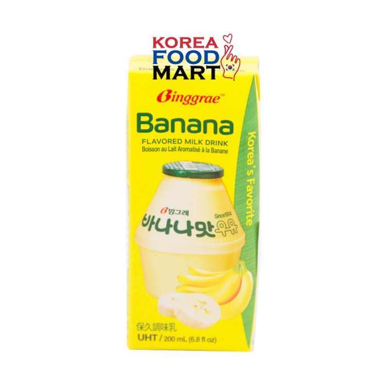 Jual Binggrae Banana Flavored Milk Drink di Seller Korea Food Mart Pegadungan, Kota Jakarta