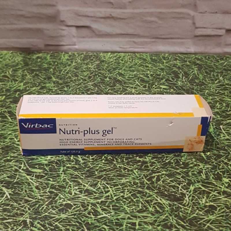 Promo NUTRIPLUS GEL VIRBAC 120GR VIT ANJING DAN KUCING Diskon 19 di