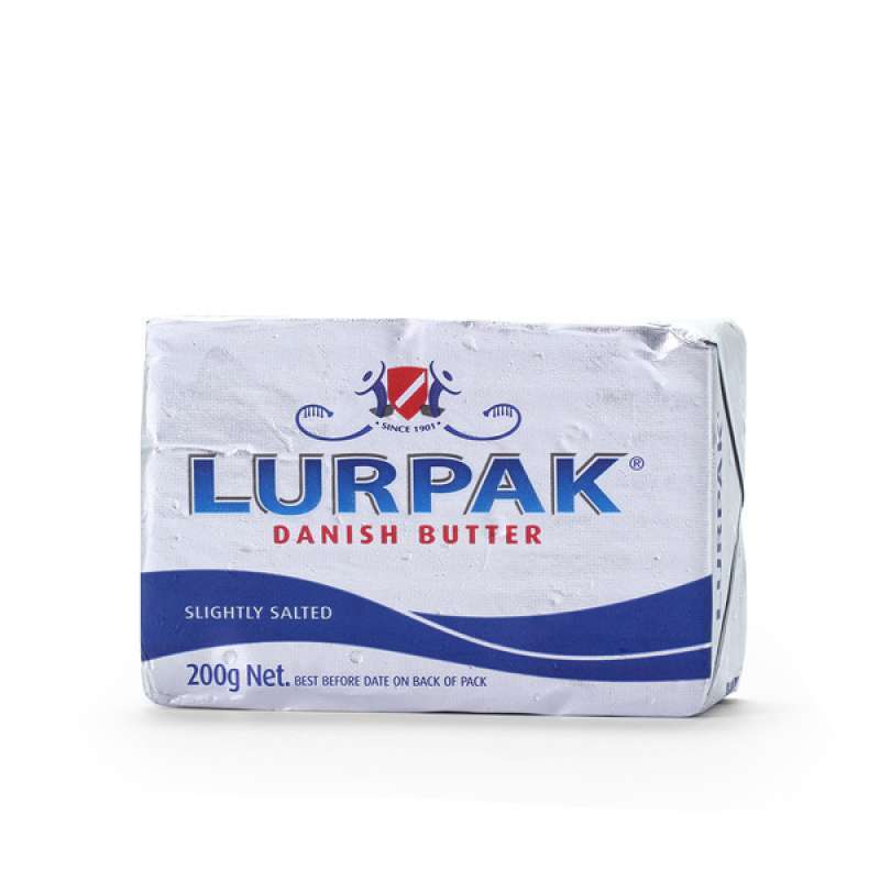 Jual LURPAK Danish Butter Salted 200gr Mentega Margarine Asin Blok di