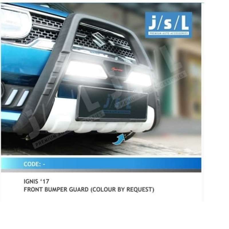 Jual JSL Front Bumper Guard Activo Mobil for Suzuki Ignis Hitam Dop
