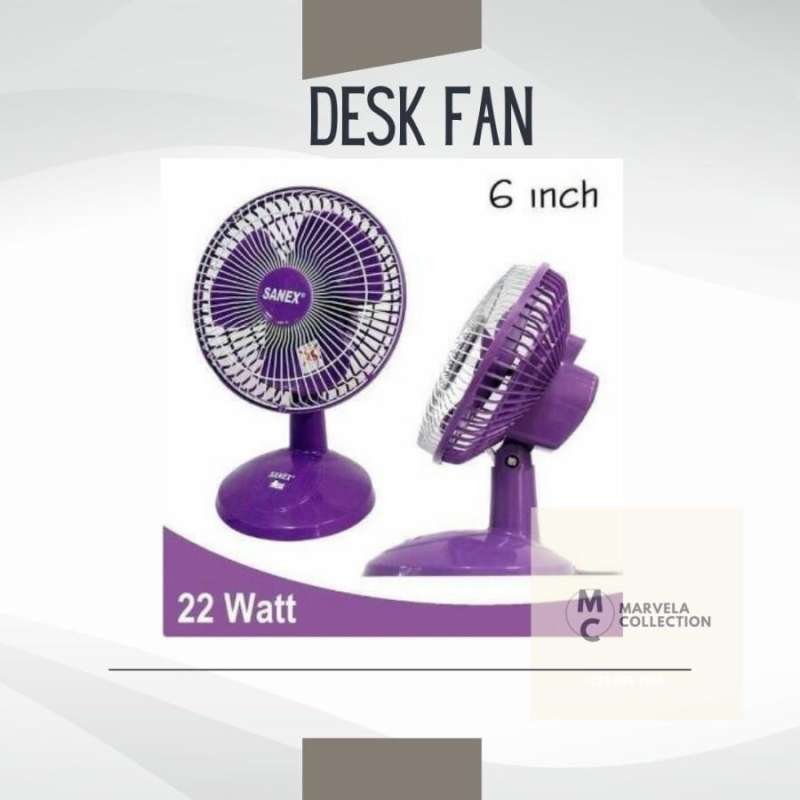 Jual Kipas Angin Meja Sanex 6 inch Desk Fan SNI Garansi Resmi di Seller
