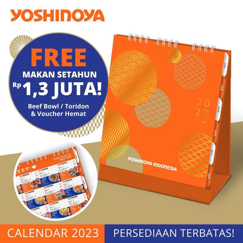 Jual IKIGAI Calendar Yoshinoya 2023 di Seller Yoshinoya Official Store