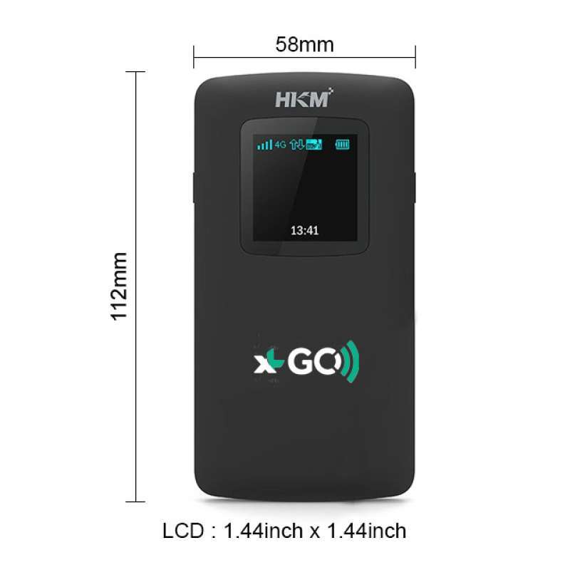 Jual HKM 001 Modem Mifi Wifi 4G LCD Display Unlock Free XL ...
