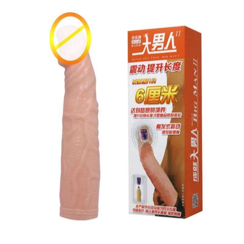 Jual Vibrator Kondom Sambung Getar Silikon Elastis Jumbo ...