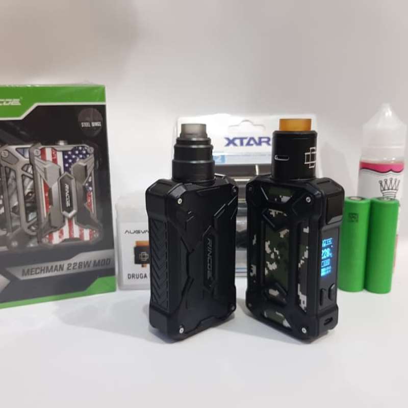 â Paket Siap Ngebul Mod Rincoe Mechman 228w Authentic Kit