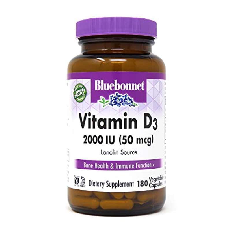 Jual Nutrition Vitamin D3 2000 IU Vegetable Capsule, Aid in