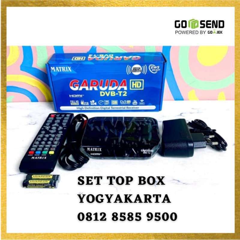Jual STB Set Top Box TV Box Garuda High Definition HD Yogyakarta DVB T2