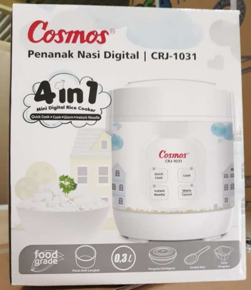 Jual Cosmos mini digital rice cooker CRJ 1031 penanak nasi cosmos di ...