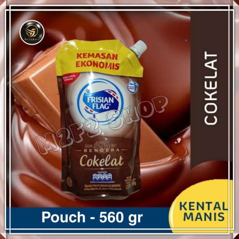 Promo Susu Frisian Flag Kental Manis Cokelat Pouch 545 gr (Kemasan