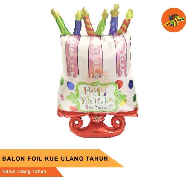 Jual BALON FOIL KUE ULANG TAHUN - Balon Ulang Tahun di Seller Toko