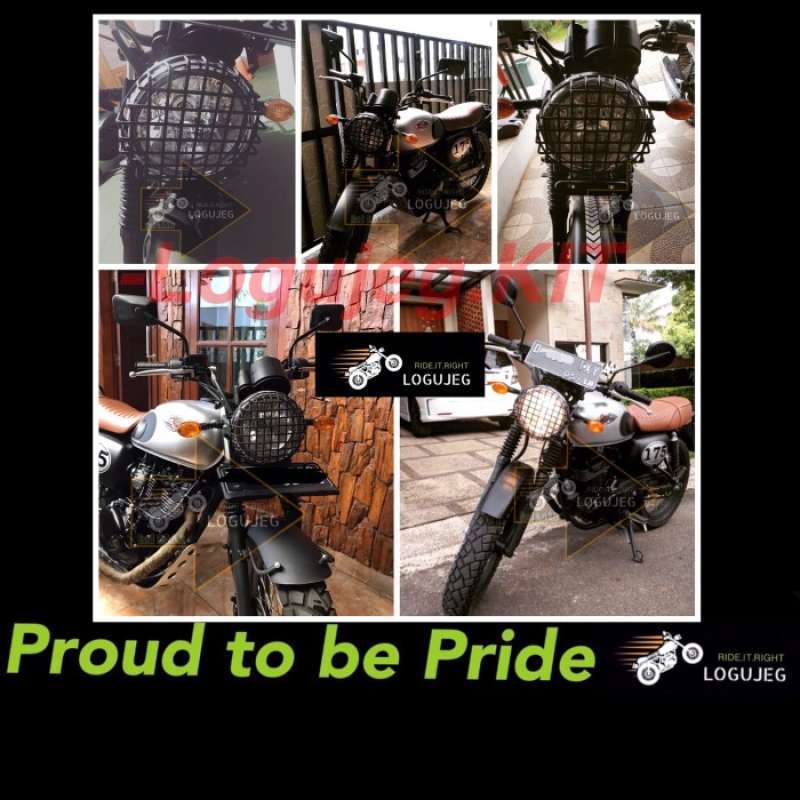 Promo Grill Headlamp Kawasaki W175 Grill Headlamp Motor Grill Jaring