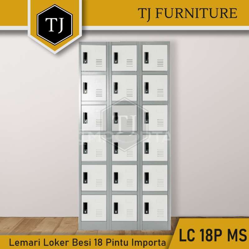 Jual Importa Loker Besi / Lemari Arsip / Locker Kantor Besi 18 Pintu