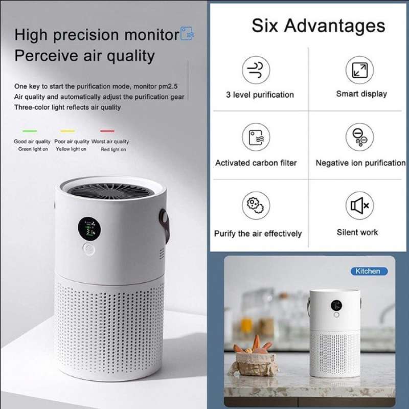 Promo Air purifier Merek AP01 / air filtrasi / udara bersih / 2021