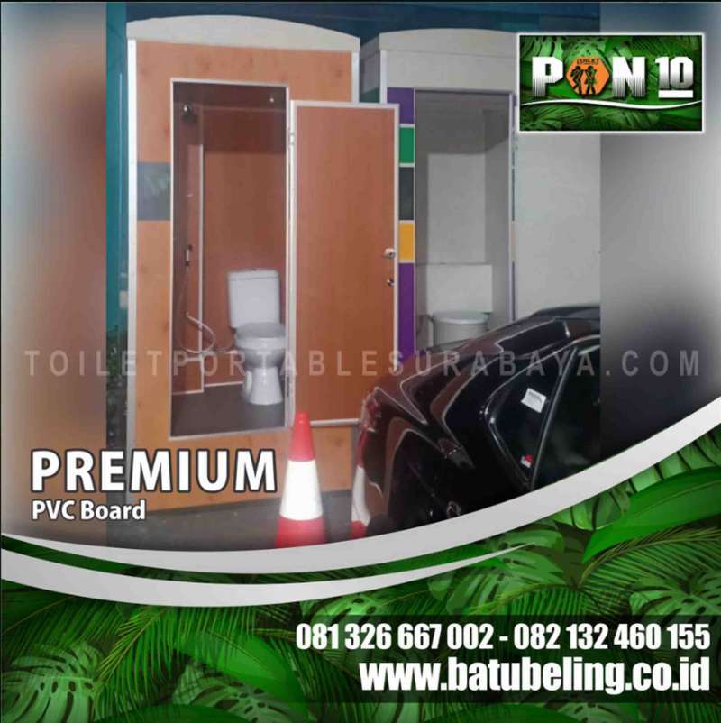 Jual Toilet Portable Premium PON10 Sewa Kamar Mandi WC Kloset Duduk