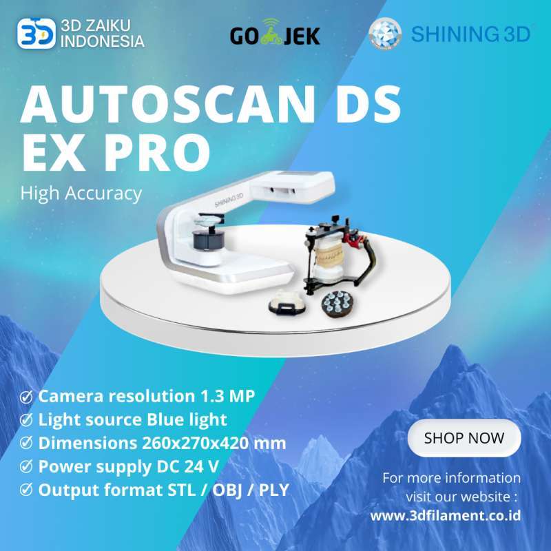 Jual Dental 3D Scanner Autoscan DS EX PRO High Accuracy Texture