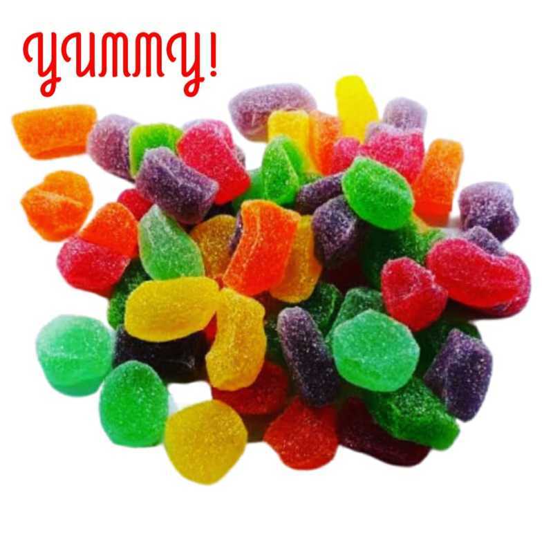 Promo 500gr Permen Jelly Buah Yupi / Jeli Malaysia / Fruit Jely Candy