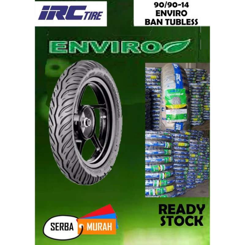 Promo BAN MOTOR MATIC TUBLESS IRC 90/9014 ENVIRO + BONUSS Diskon 23