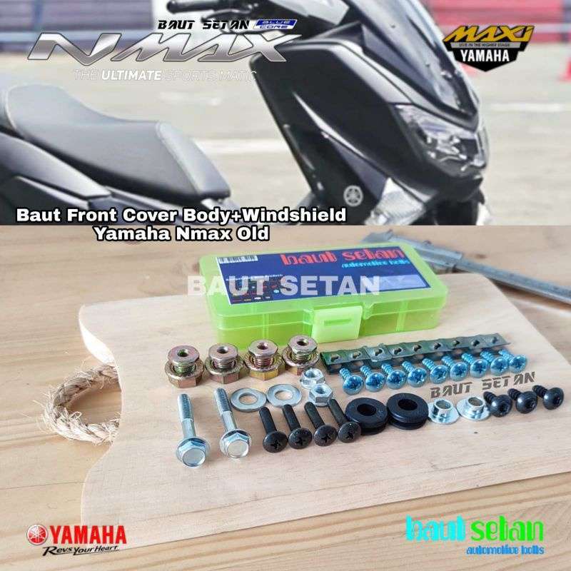 Jual Baut Full Set Tameng Depan Yamaha Nmax 2015-2019/Baut Full Set