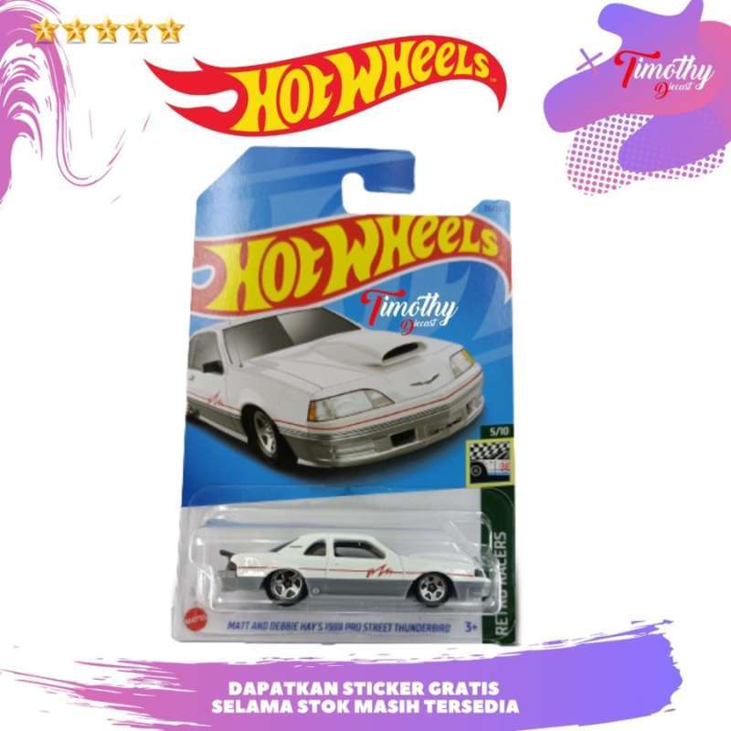 Hot Wheels Matt and Debbie Hay's 1988 Pro Street Thunderbird kisautó 1